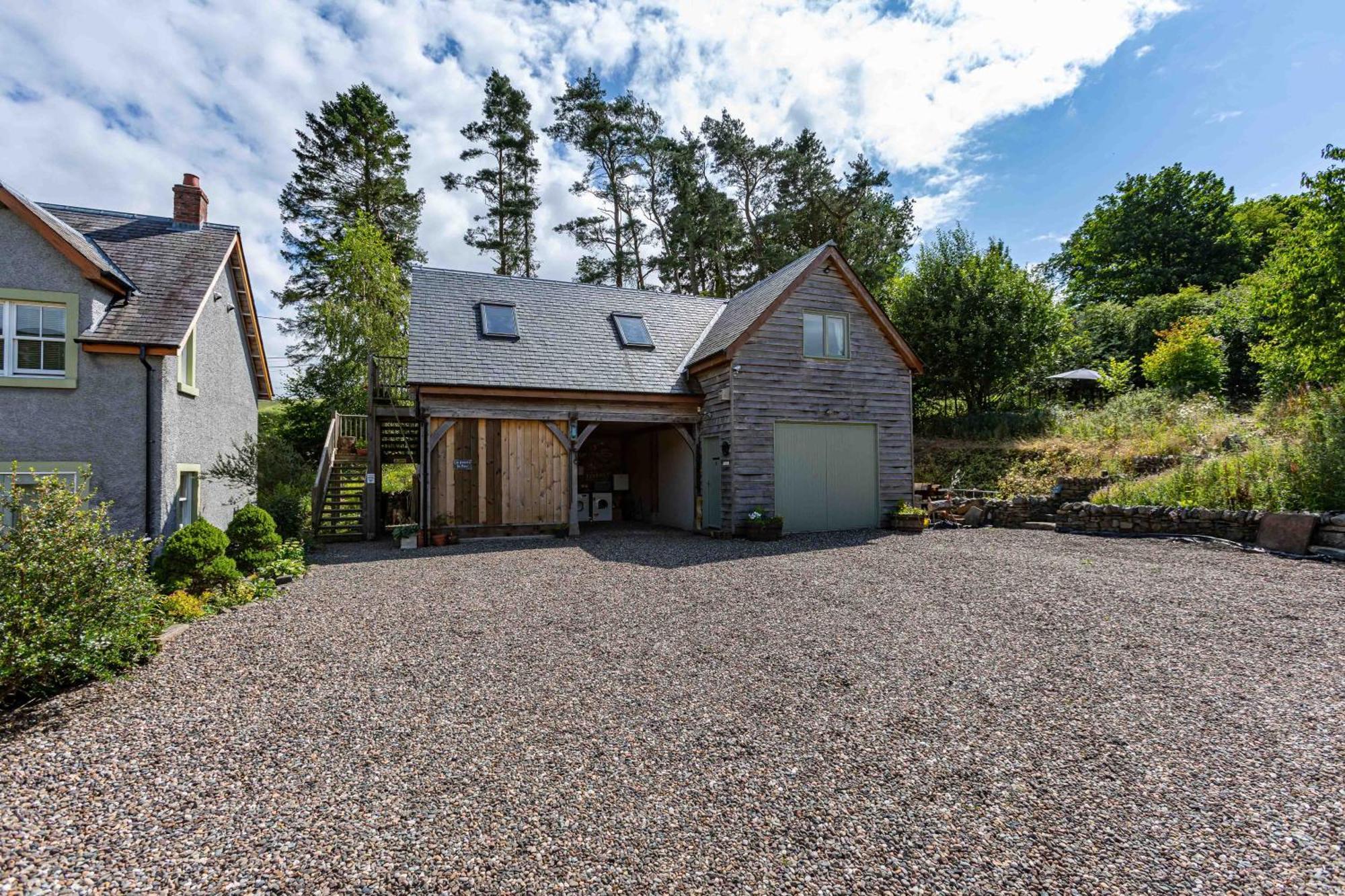 The Barn At Dormouse Cottage Selkirk Exteriör bild