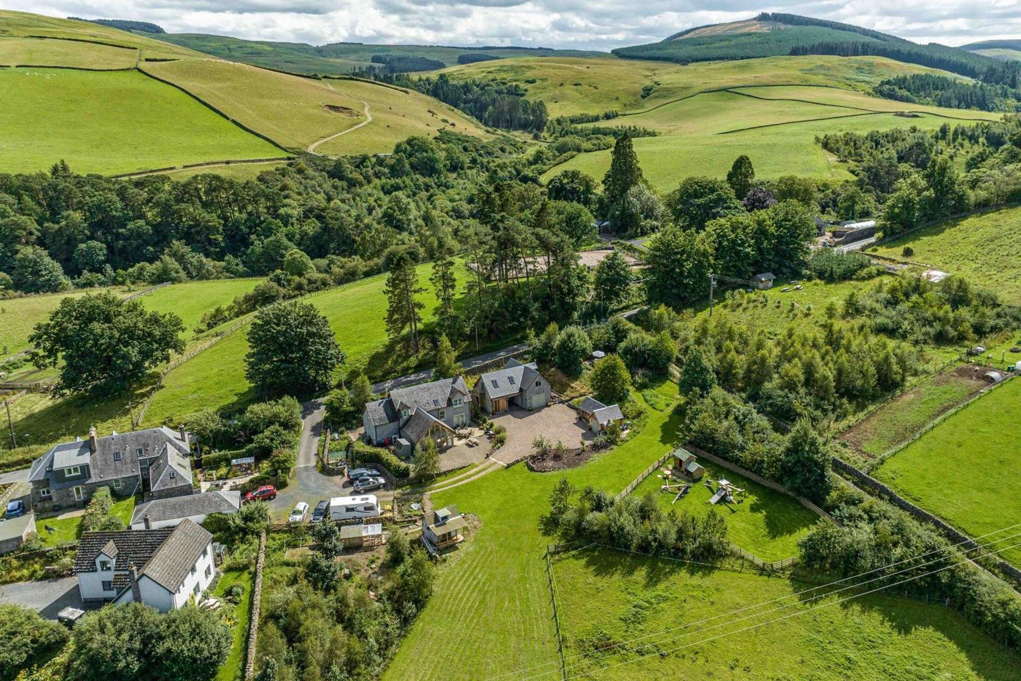 The Barn At Dormouse Cottage Selkirk Exteriör bild