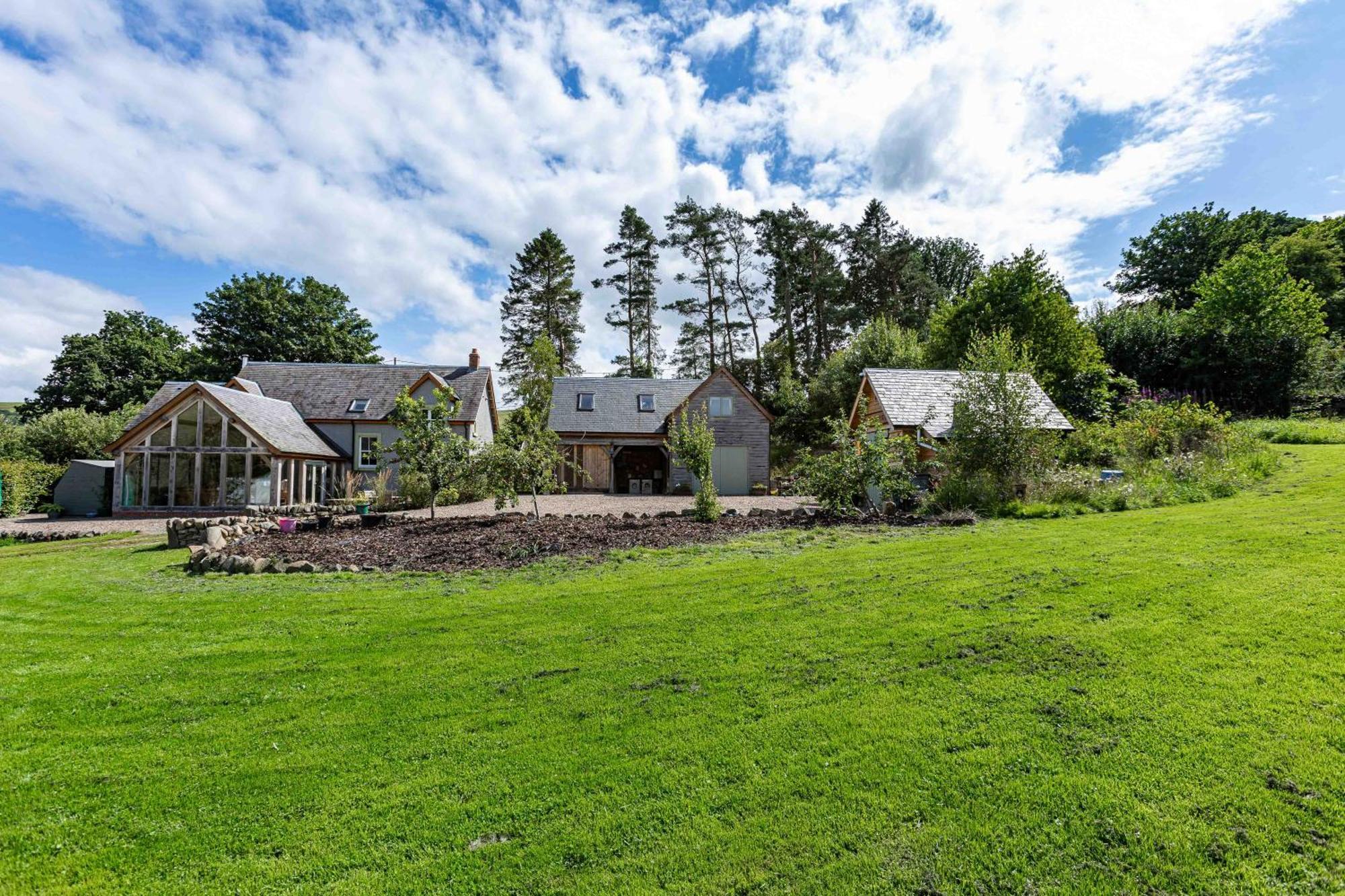 The Barn At Dormouse Cottage Selkirk Exteriör bild
